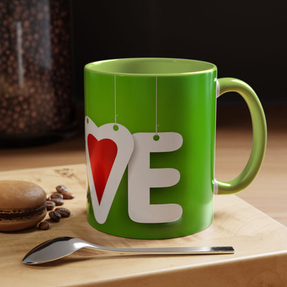 Love Accent Mug (11 & 15oz)