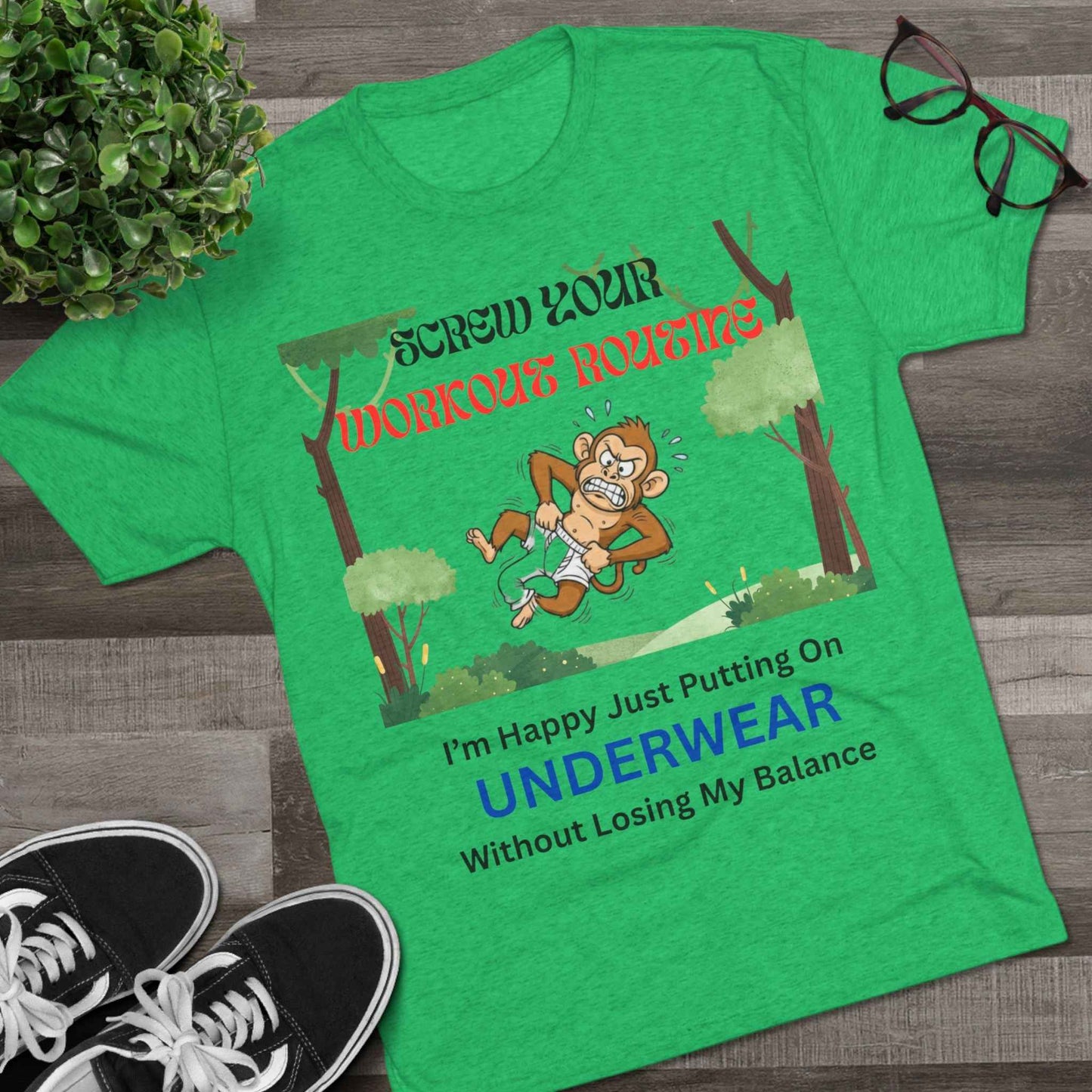 Men’s Funny Workout Humor Unisex Crew Tee