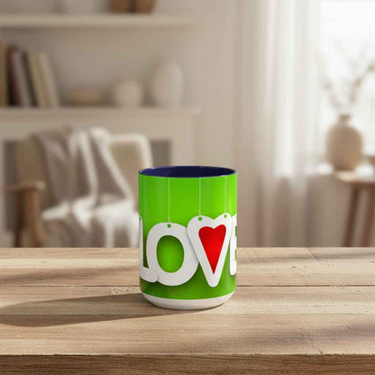 Love Accent Mug (11 & 15oz)