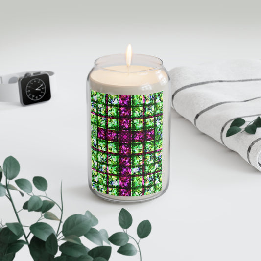 Soy Candle, Floral Cross Design, Aromatherapy, Home Decor, Relaxation Gift, Birthday Housewarming