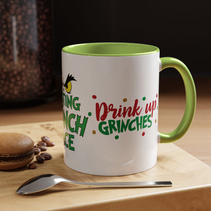 Fun Holiday Cheer Grinch Coffee Mug