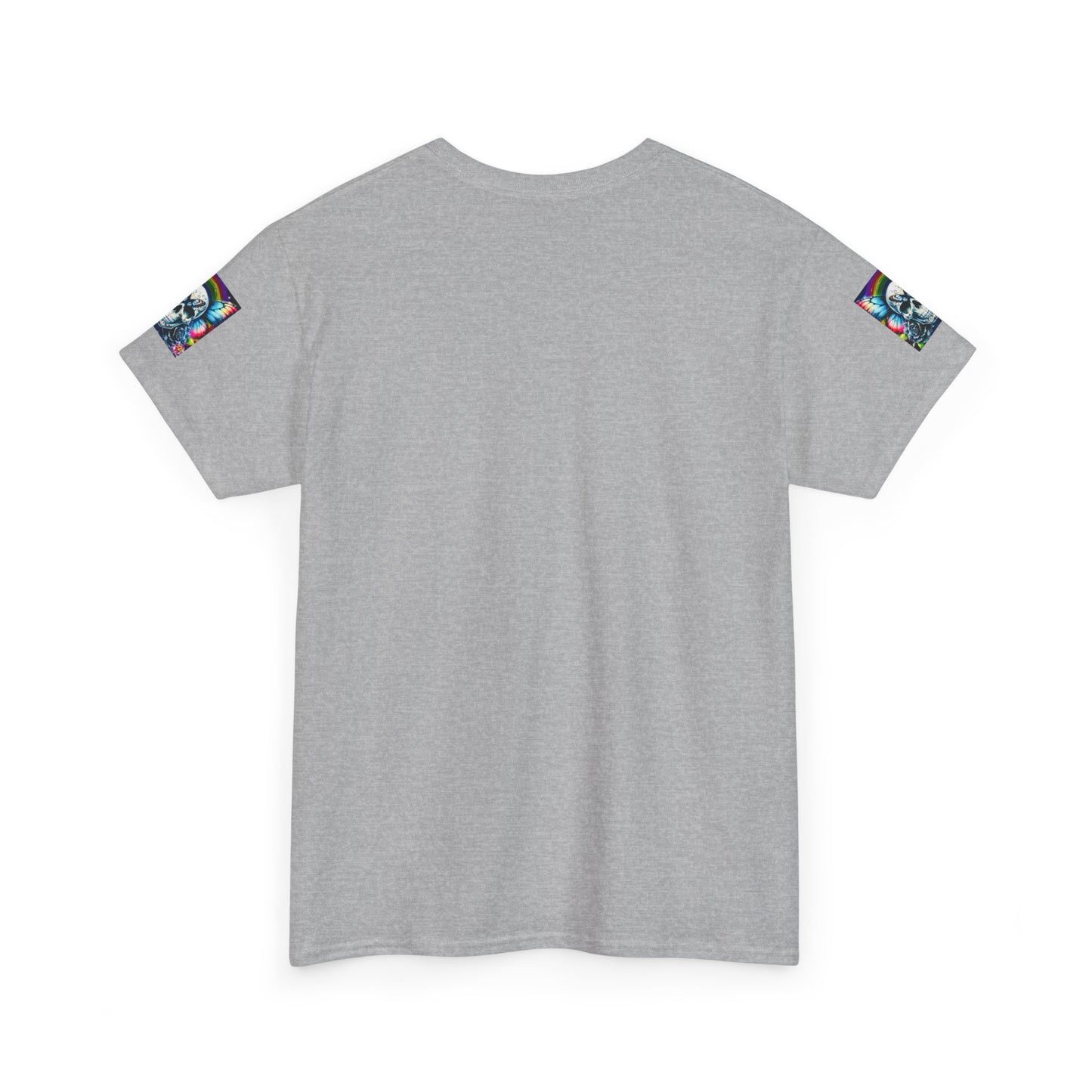 Skull Tee - Bright & Colorful Butterfly Design