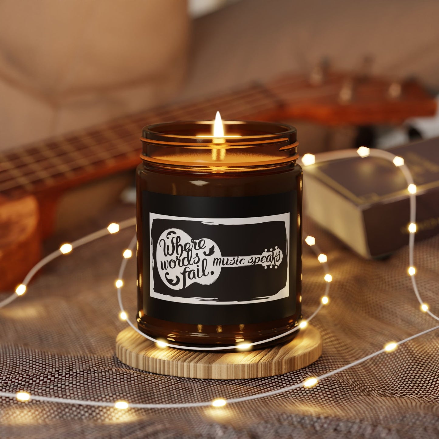 Where Words Fail - Music Speaks | Scented Soy Wax Candles
