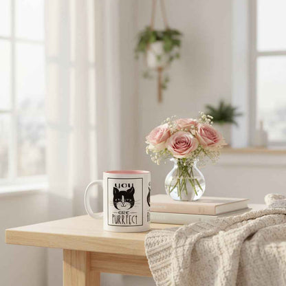 Coffee Mug - Purrfect Animal-Themed You Are Purrfect & Owl Wait For You Designs
