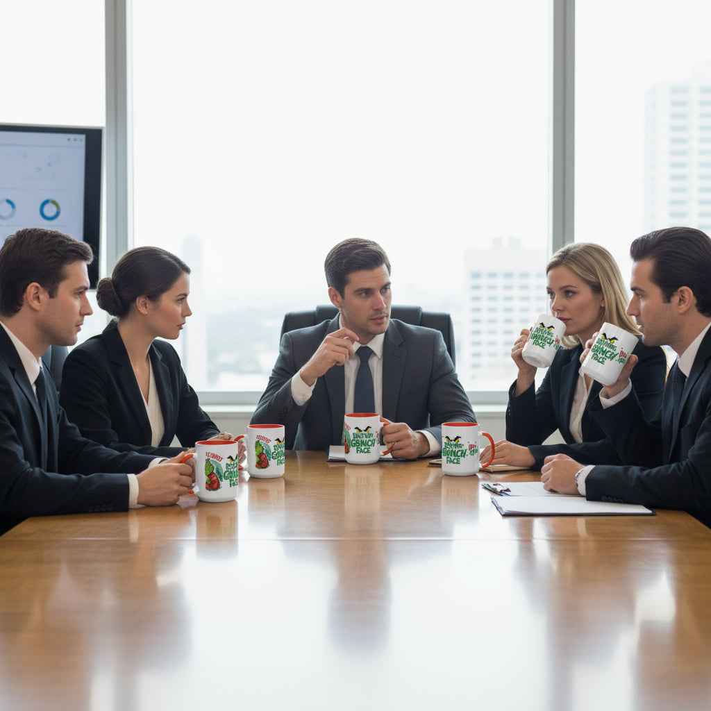 Fun Holiday Cheer Grinch Coffee Mug