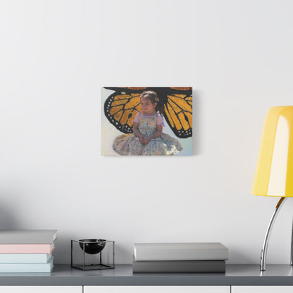 Canvas Print - Monarch Butterfly Wings & Joyful Child - Find Your Wings Collection