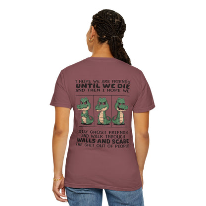 Ghost Friends T-Shirt | Unisex, Funny Graphic Tee, Gift for Friends, Halloween Apparel, Casual Wear