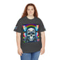 Skull Tee - Bright & Colorful Butterfly Design
