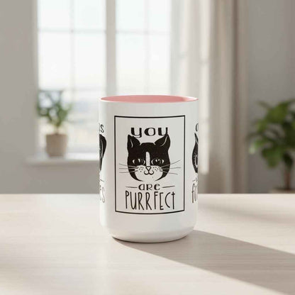 Coffee Mug - Purrfect Animal-Themed You Are Purrfect & Owl Wait For You Designs