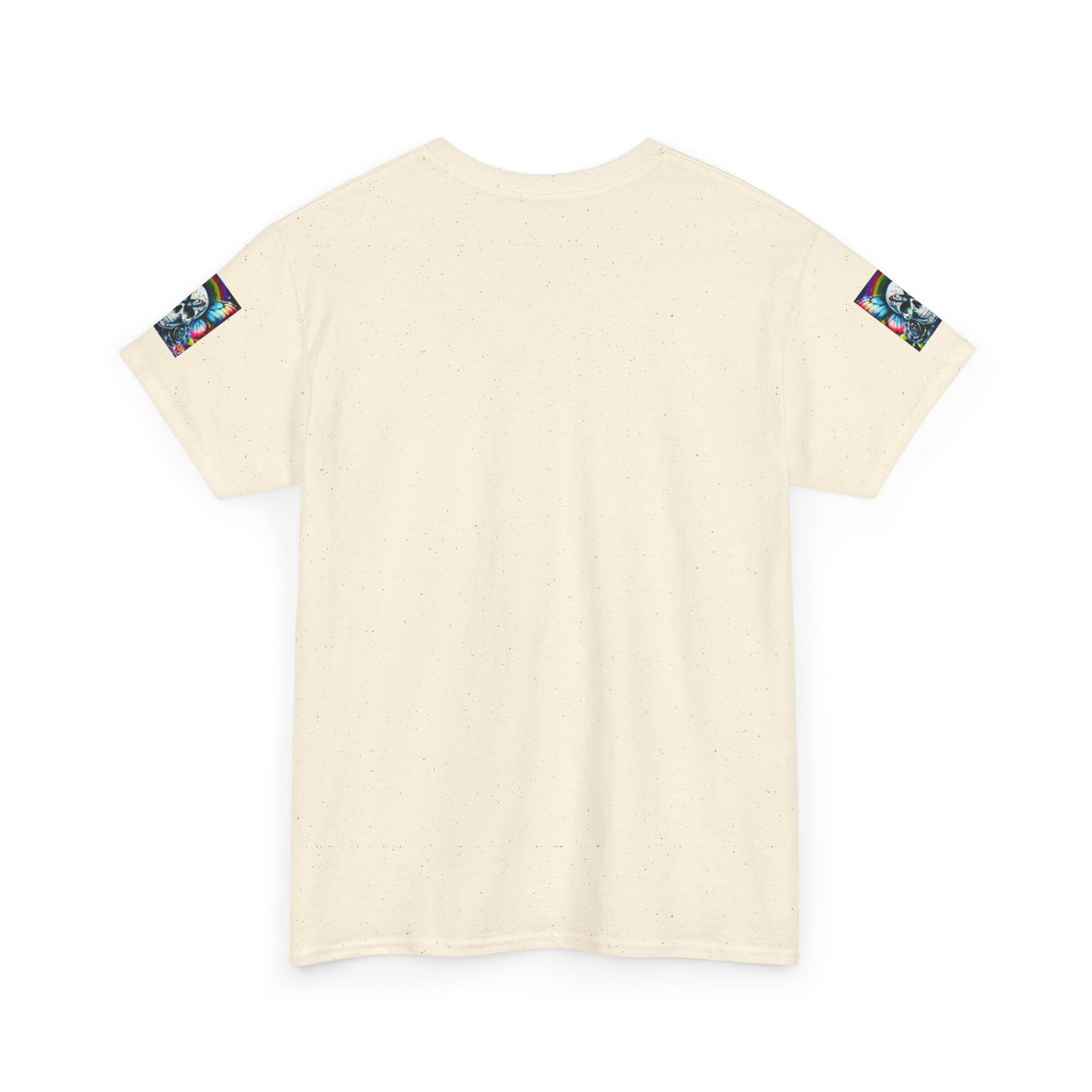 Skull Tee - Bright & Colorful Butterfly Design