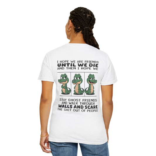 Ghost Friends T-Shirt | Unisex, Funny Graphic Tee, Gift for Friends, Halloween Apparel, Casual Wear