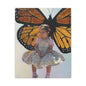 Canvas Print - Monarch Butterfly Wings & Joyful Child - Find Your Wings Collection