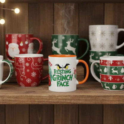 Fun Holiday Cheer Grinch Coffee Mug
