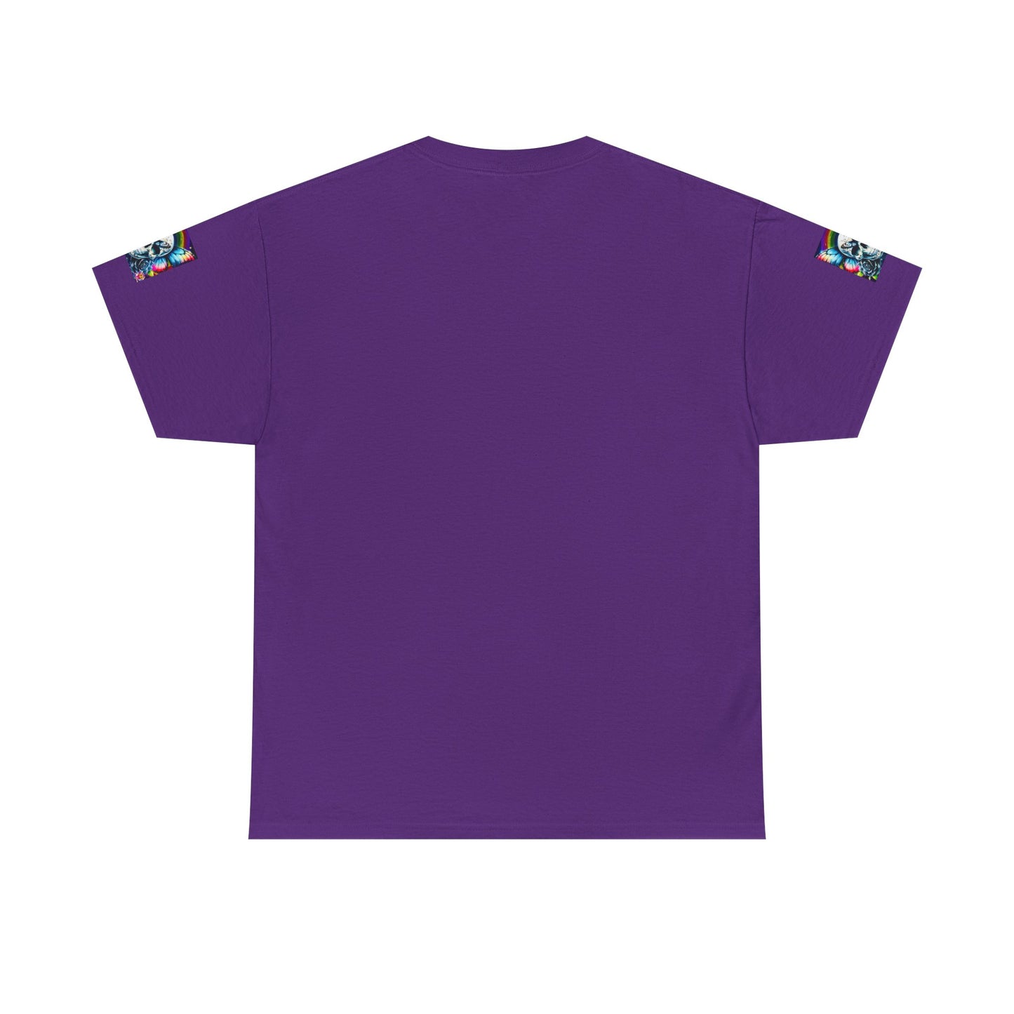Skull Tee - Bright & Colorful Butterfly Design