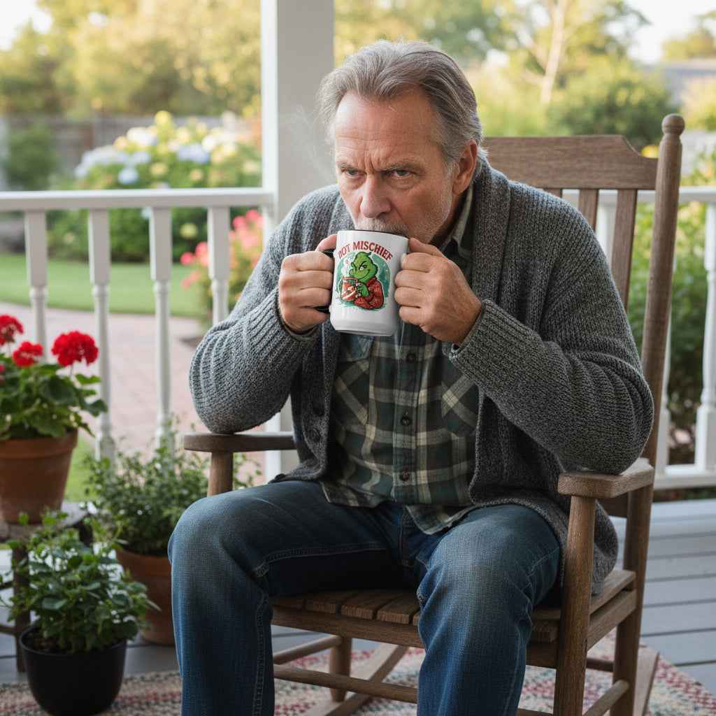 Fun Holiday Cheer Grinch Coffee Mug