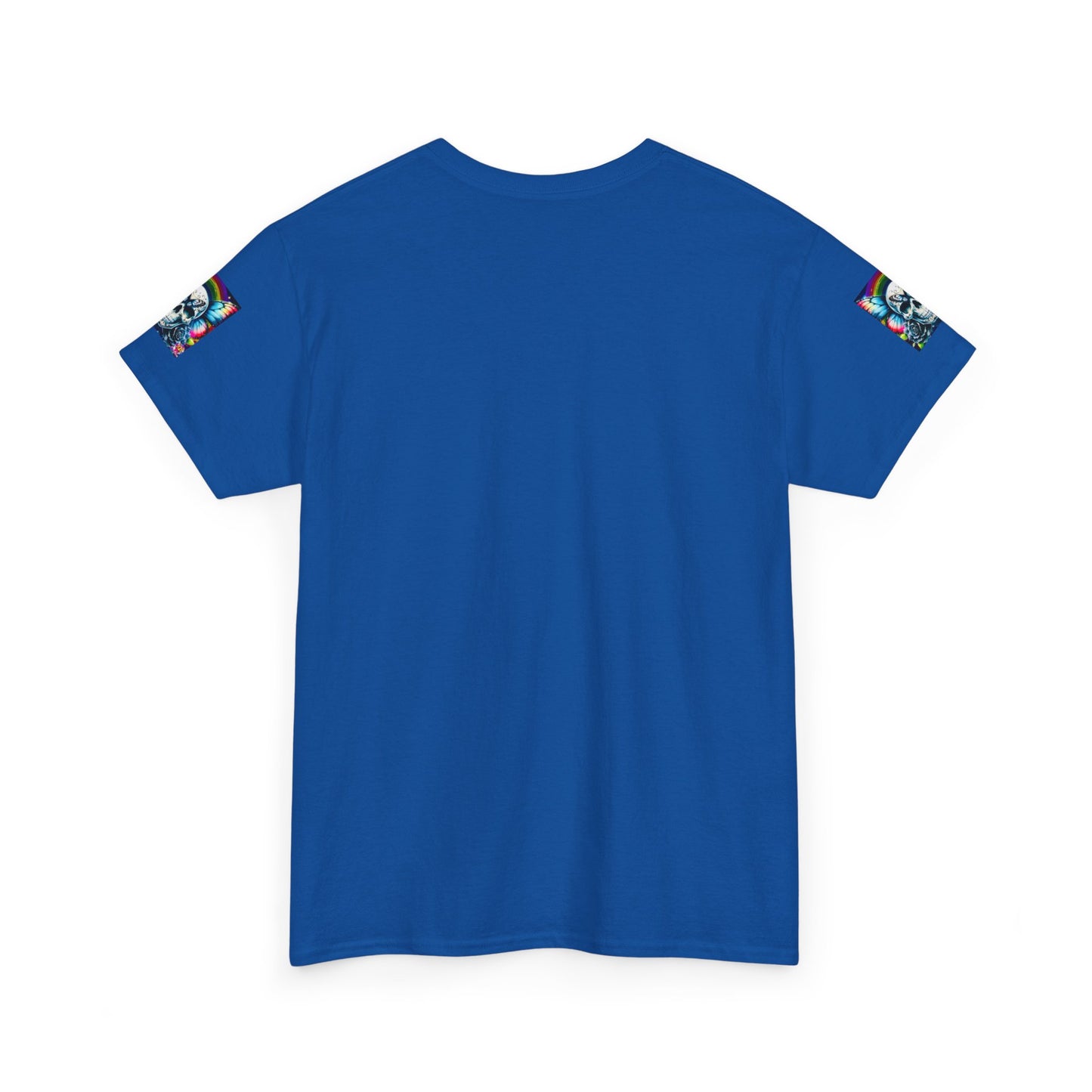 Skull Tee - Bright & Colorful Butterfly Design