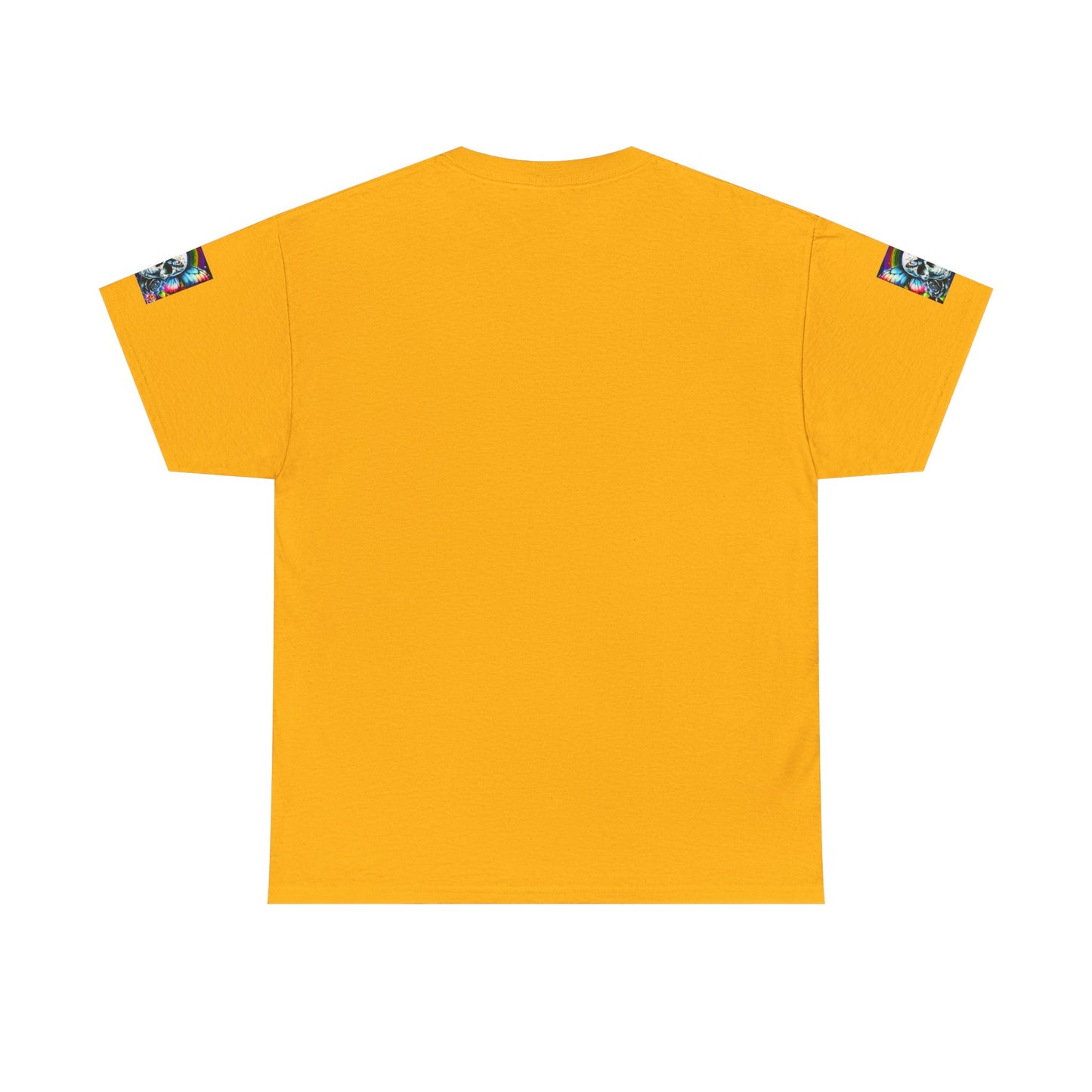 Skull Tee - Bright & Colorful Butterfly Design