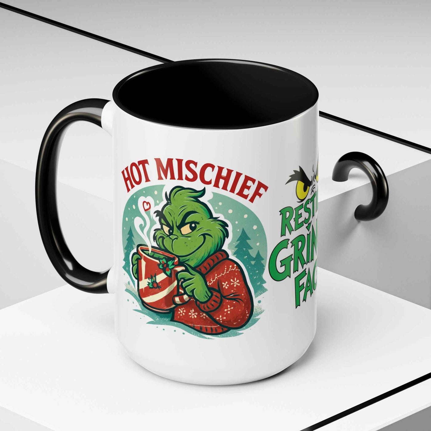 Fun Holiday Cheer Grinch Coffee Mug