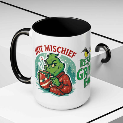 Fun Holiday Cheer Grinch Coffee Mug