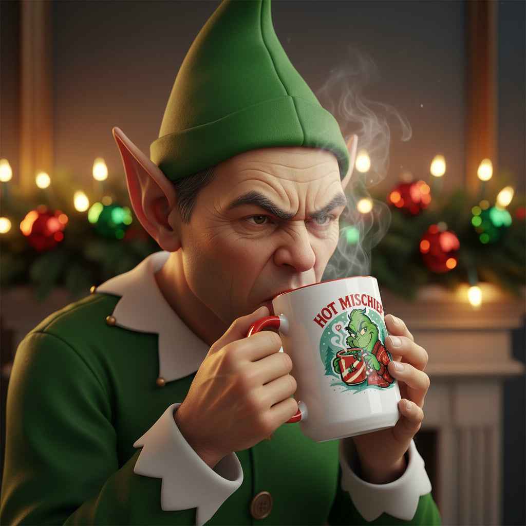 Fun Holiday Cheer Grinch Coffee Mug