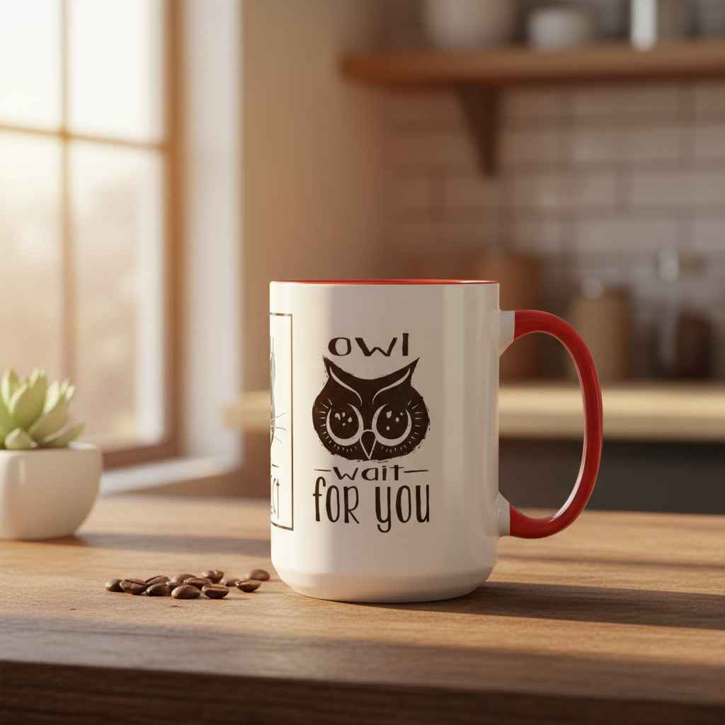 Coffee Mug - Purrfect Animal-Themed You Are Purrfect & Owl Wait For You Designs