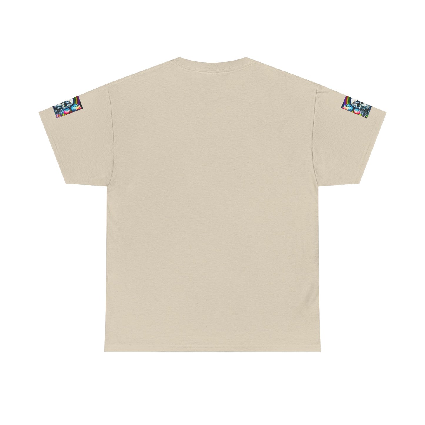 Skull Tee - Bright & Colorful Butterfly Design