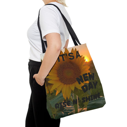 Sunflower Sunset Tote Bag - Eco-Friendly Floral Canvas Bag
