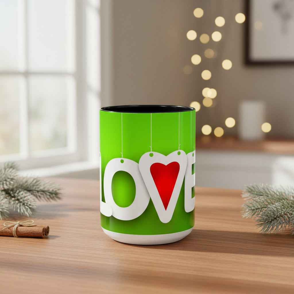 Love Accent Mug (11 & 15oz)