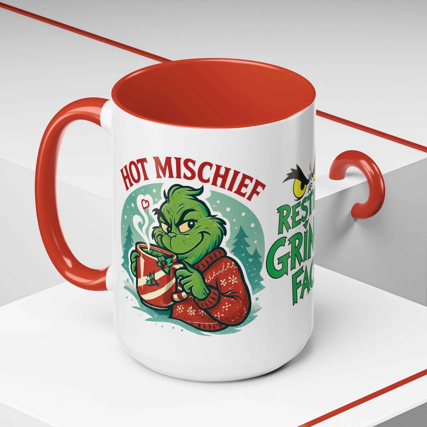 Fun Holiday Cheer Grinch Coffee Mug