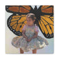 Canvas Print - Monarch Butterfly Wings & Joyful Child - Find Your Wings Collection