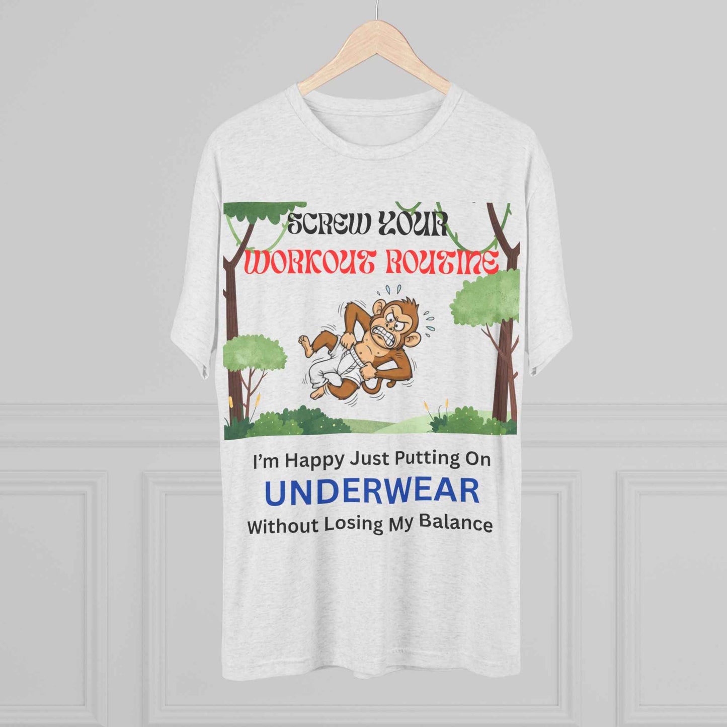 Men’s Funny Workout Humor Unisex Crew Tee