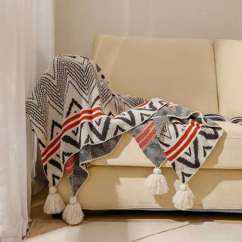 Bohemian Spring Summer And Autumn Sofa Cover Blanket Nap Blanket