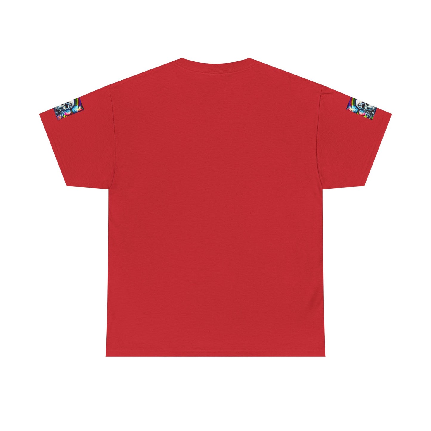 Skull Tee - Bright & Colorful Butterfly Design