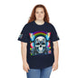 Skull Tee - Bright & Colorful Butterfly Design