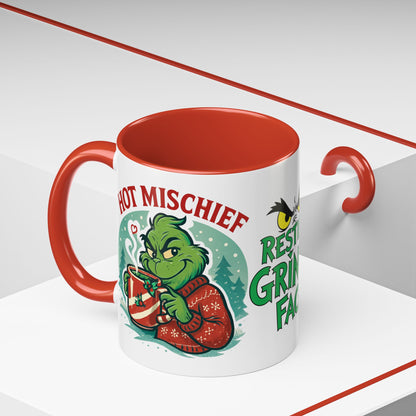 Fun Holiday Cheer Grinch Coffee Mug