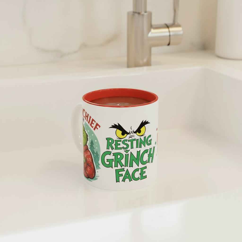 Fun Holiday Cheer Grinch Coffee Mug