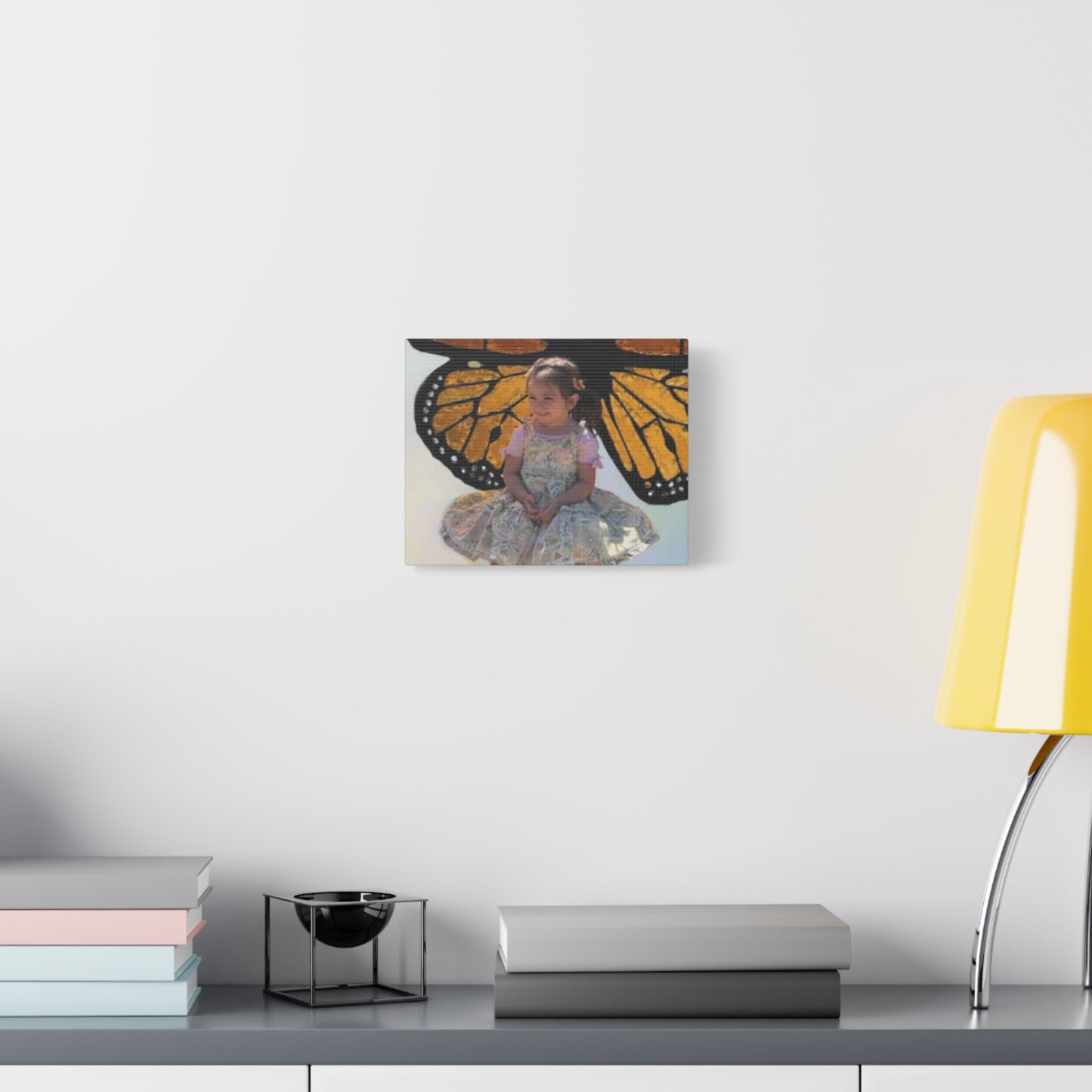 Canvas Print - Monarch Butterfly Wings & Joyful Child - Find Your Wings Collection