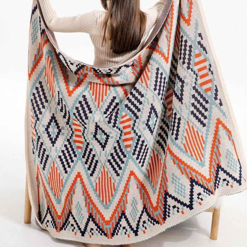 Bohemian Spring Summer And Autumn Sofa Cover Blanket Nap Blanket