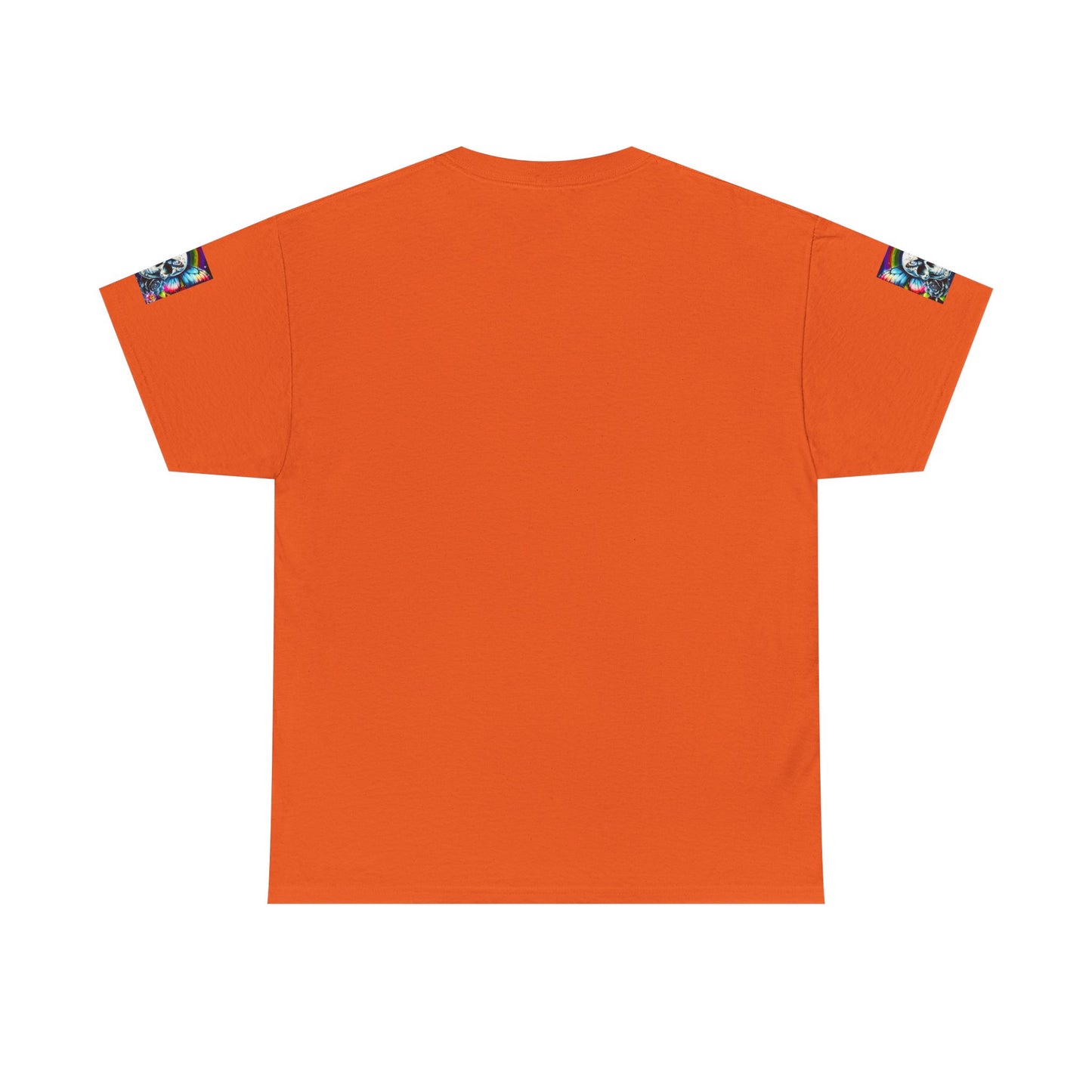 Skull Tee - Bright & Colorful Butterfly Design