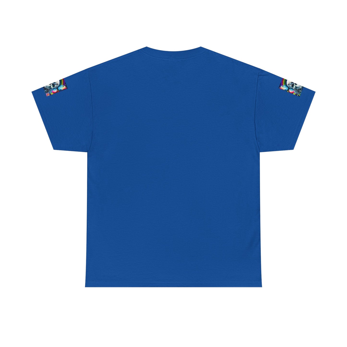 Skull Tee - Bright & Colorful Butterfly Design