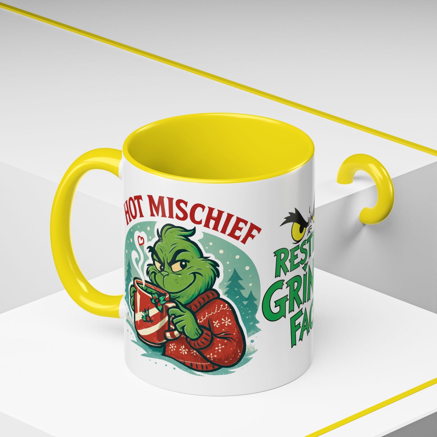 Fun Holiday Cheer Grinch Coffee Mug