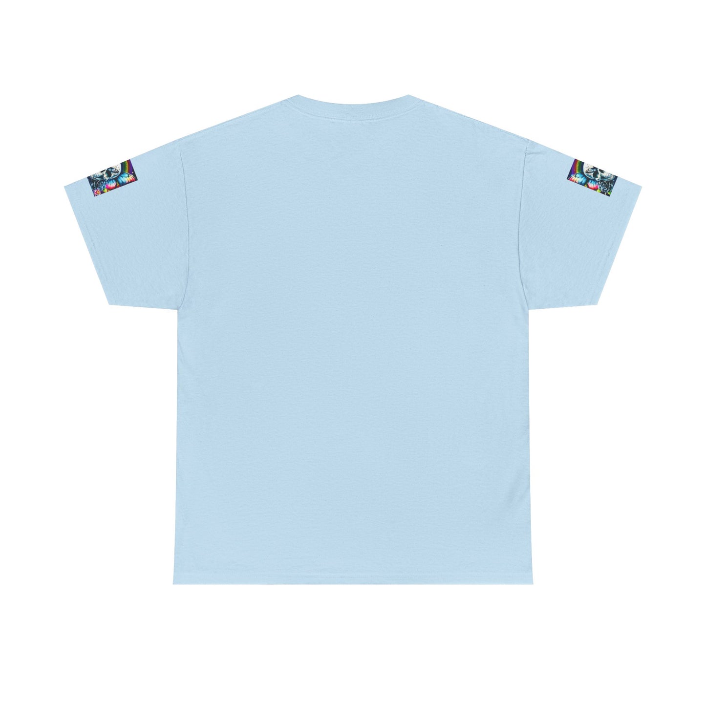 Skull Tee - Bright & Colorful Butterfly Design