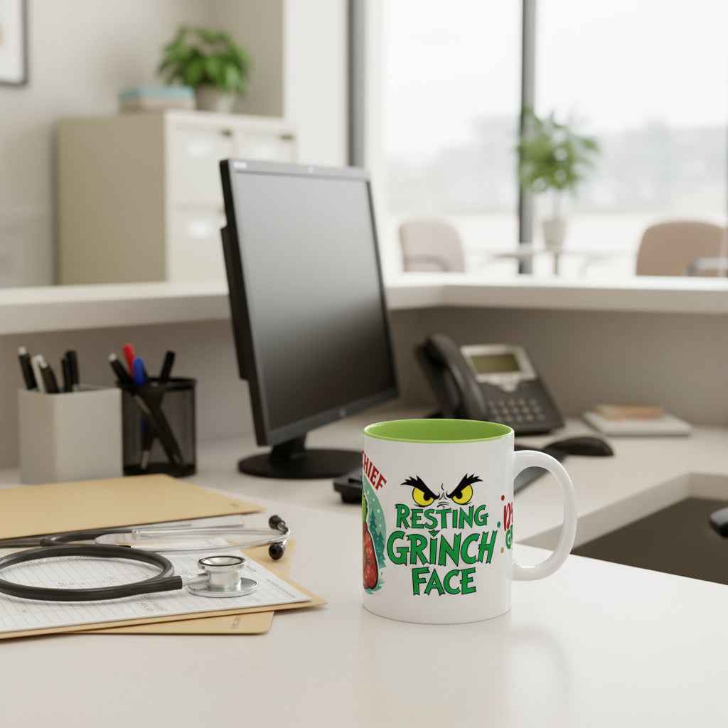 Fun Holiday Cheer Grinch Coffee Mug