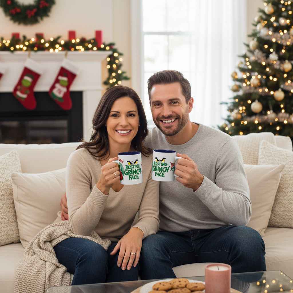 Fun Holiday Cheer Grinch Coffee Mug