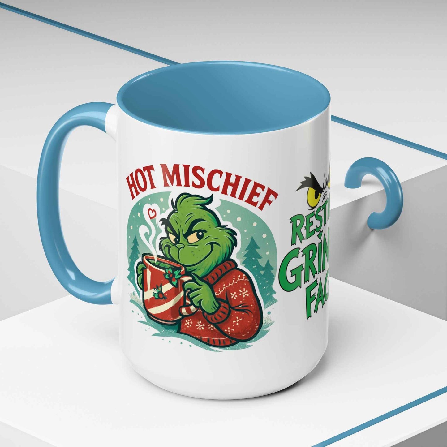 Fun Holiday Cheer Grinch Coffee Mug