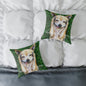 Square Pillow, Charming Dog Quote, Pet Lover Gift, Home Decor, Animal Lover