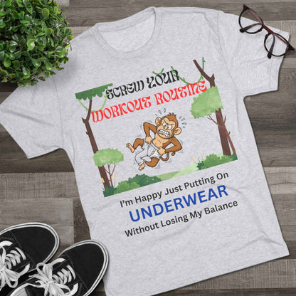 Men’s Funny Workout Humor Unisex Crew Tee