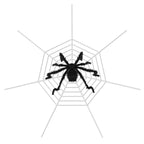 1Pc Halloween Decorations Spider Outdoor 49inch Halloween Spider With 126 Inch Tarantula Mega Spider Web Hairy Poseable Scary Spider Outdoor Yard Creepy Decor Spider Stretch Cobweb