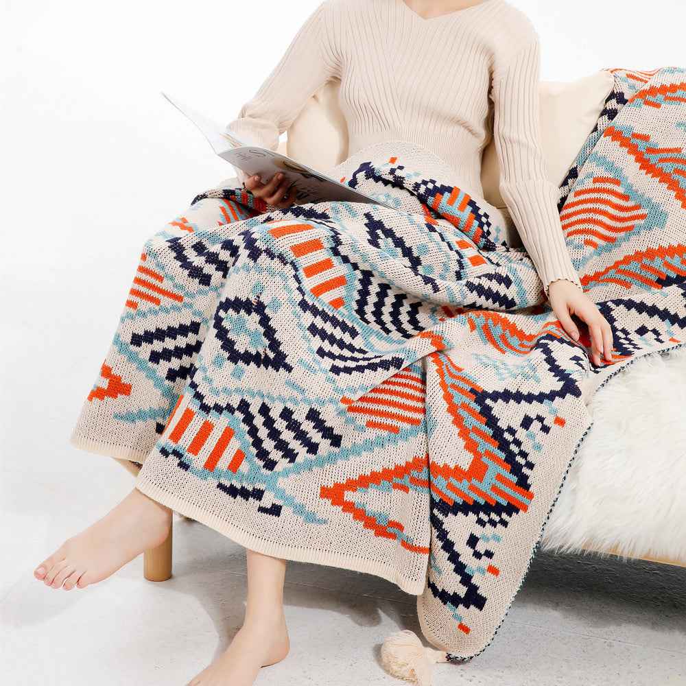 Bohemian Spring Summer And Autumn Sofa Cover Blanket Nap Blanket