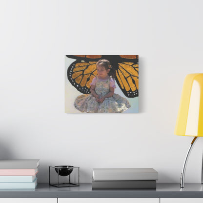 Canvas Print - Monarch Butterfly Wings & Joyful Child - Find Your Wings Collection